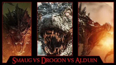 Smaug vs Drogon vs Alduin Hypothetical Dragon Battle - YouTu