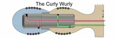DIY Bi-Polar Insertable Electrode - Curly Wurly