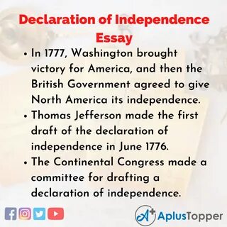 Declaration Of Independence Project