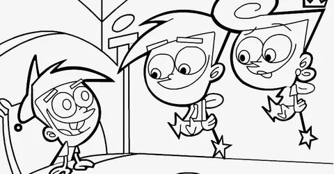 Timmy Turner Sketch Coloring Page
