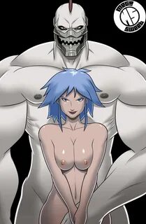 Xbooru - 1boy 1girl breasts dc comics killer frost king shar