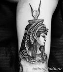 Фото рисунка тату Клеопатра 04.11.2018 № 153 - Cleopatra tat