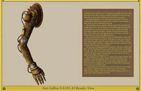 Art of Kat Collins: Game Art & Design: Articulated Machine: 