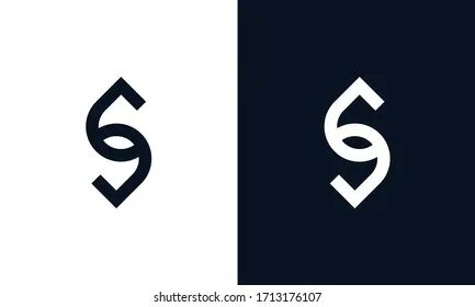 Vektor Stok Logo Js Ls Monogram Letter Shape (Tanpa Royalti)