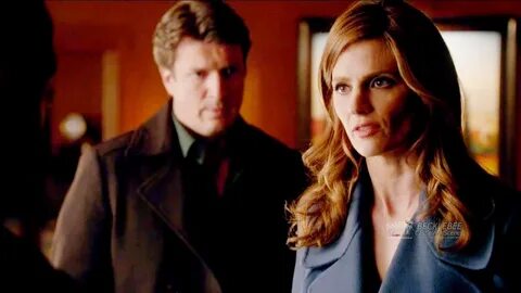 Castle 8x16 Beckett Castle Investigating Together in the Fie