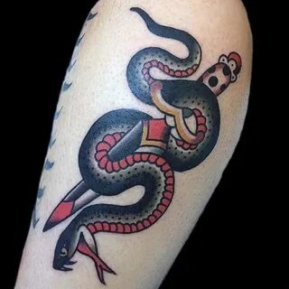 70 Traditional Snake Tattoo Designs For Men - Slick Ink Idea