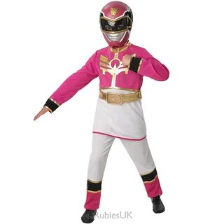 Child Licensed Power Ranger Party Outfit Fancy Dress Costume