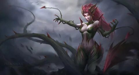 ArtStation - Zyra Fanart - League Of Legends