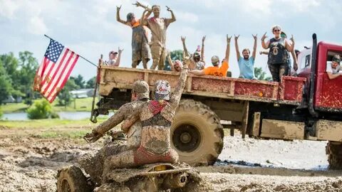 Getting muddy at Redneck Rave Indiana 2018