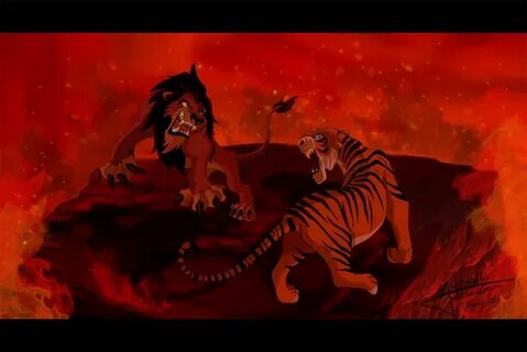 Scar vs Shere Khan! Lion king fan art, Disney art, Disney fa