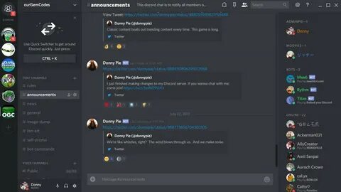 Join our Discord server!. Discord has become the new social.