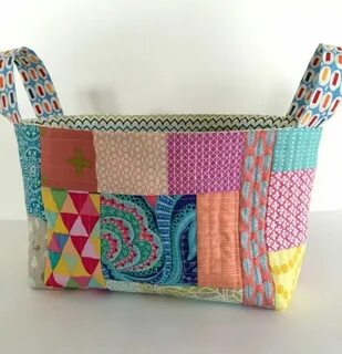 One Hour Basket - Sew Delicious Fabric basket tutorial, Fabr