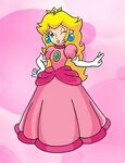 Simple Princess Peach Art by Jade-the-Tiger Super Mario Know