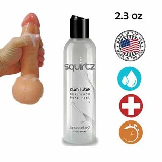 Real-Feel Water-Based Jizz Sperm Cum Lube Creamy Lifelike Se