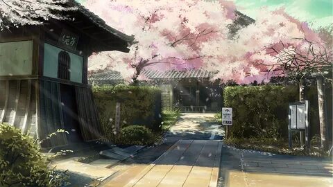 Anime Temple Scenery - PS4Wallpapers.com