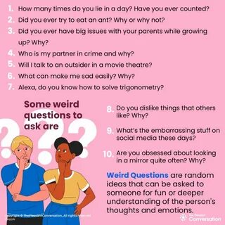 Freaky 21 Questions To Ask A Girl