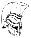 Warrior helmet stock vector. Illustration of historical - 84