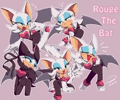 This artist's style goes great with Rouge Sonic the Hedgehog