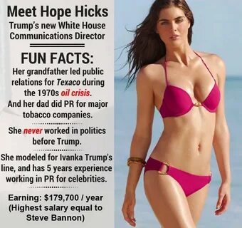 How many here are better qualified than Hope Hicks Page 2 Sh