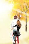 hug romantic cute cartoon couple - Clip Art Library