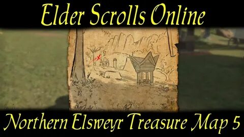 Northern Elsweyr Treasure Map 5 Elder Scrolls Online ESO - Y