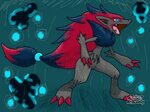 Zoroark - Pokemon Art Academy Tried out some type of shading