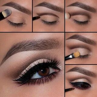 Экспресс-макияж глаз Smoky eye makeup, Smoky eye makeup tuto