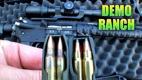 Heavy Hitting AR15 Bullet - YouTube