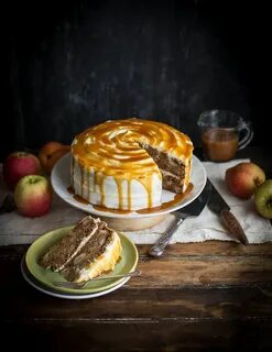 Nigella's clementine cake with clementine curd cream Drizzle