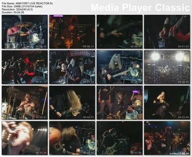 Группа: Amatory Видео: P.S. live Reactor Разрешение: 320х240 Качество: flv ...