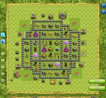 Susunan Formasi Base Town Hall 8 Terbaik di Clash of Clans -