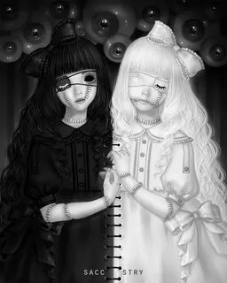 saccstry: " Conjoined " Creepy drawings, Gothic anime, Horro