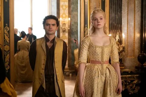 Elle Fanning Wears Dior-Inspired Imperial Gowns in Hulu's 'T