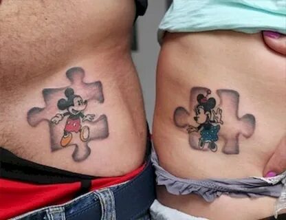 33 Stunning Couple Tattoo to Try In 2019 Mouse tattoos, Mick