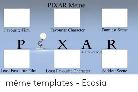 PIXAR Meme Funniest Scene Favourite Film Favourite Character