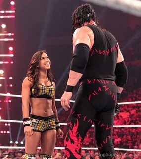 WWE Kane with Aj Lee