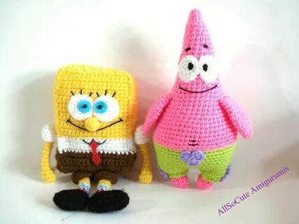 Pattern SpongeBob And Patrick Star Pattern Crochet by AllSoC