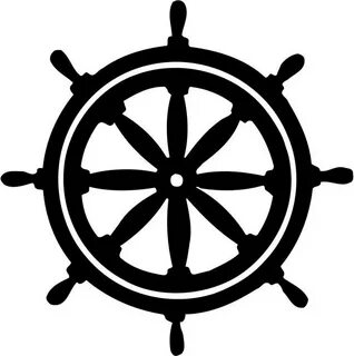 Vintage Ship Wheel Drawing - Фото база