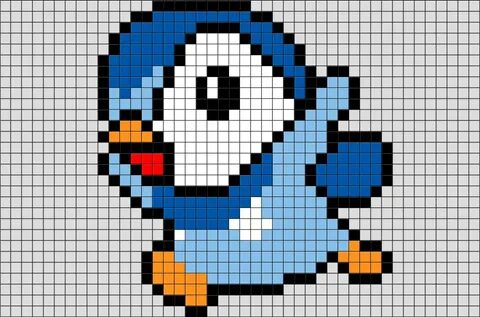 Image result for pixel art water pokemon Pixel art pokemon, 