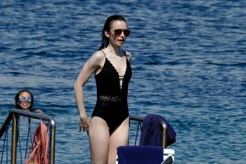 Lily Collins in Swimsuit 2017 -06 GotCeleb