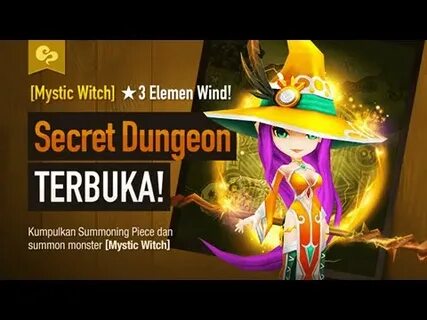 Summoners War - Secret Dungeon Wind Mystic Witch / Silia - Y