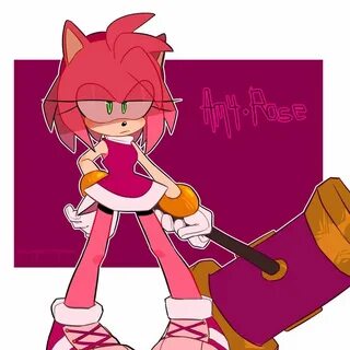 Amy Rose by Mangaanonymous Sonic And Amy, Sonic Boom, Shadow The Hedgehog, ...