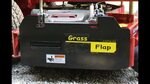 GrassFlap Installation on Exmark Turf Tracer - YouTube