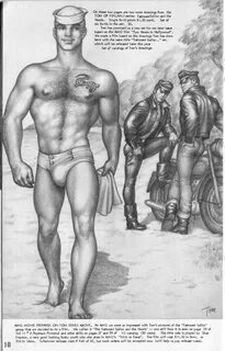 File:Tom of Finland - Tattooed Sailor and the Hoods 1.jpg - 