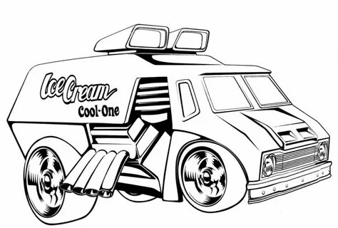 Hot Wheels Coloring Pages - Printable coloring pages for Boy