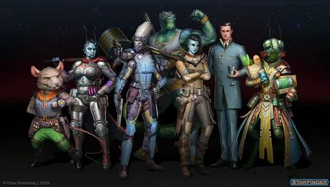 Characters for Starfinder Behance