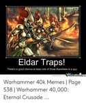Eldar Traps! There's a Good Chance at Least One of Those Ban