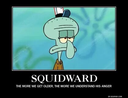 Squidward Sad Meme