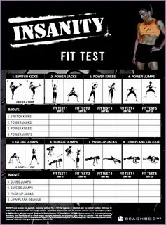 Fitness Test Insanity 1019748b8ggxm Awesome Start Your Insan