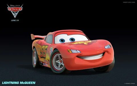Lightning McQueen the Race Car from Disney’s Cars 2 HD Deskt